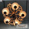 Five Light Whitetail Deer Antler Chandelier For Sale - Image 4