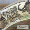 Scrimshaw Warthog Tooth Safari Decor For Sale - Image 4