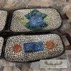 Carved Ostrich Egg Centerpiece Table Bowls - Image 6