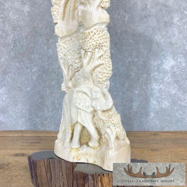 Carved Eland Scapula Safari Decor For Sale - Image 7