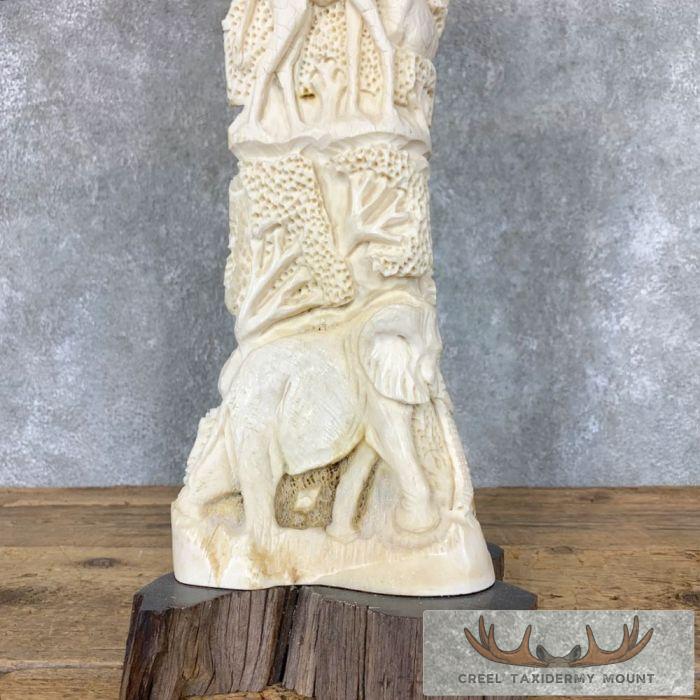 Carved Eland Scapula Safari Decor For Sale - Image 5