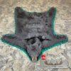 Black Bear Full-Size Taxidermy Rug For Sale - Image 2