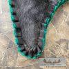 Black Bear Full-Size Taxidermy Rug For Sale - Image 9