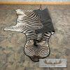 African Zebra Full-Size Taxidermy Rug For Sale - Image 8