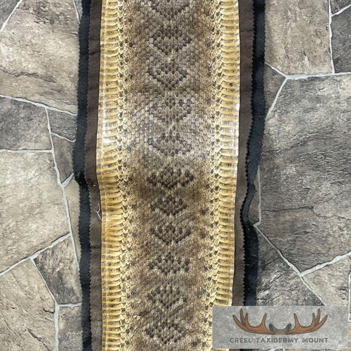 Western Diamondback Rattlesnake Taxidermy Rug For Sale