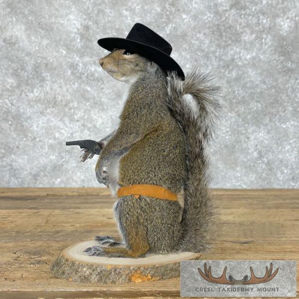 Cowboy Squirrel Novelty Taxidermy Mount For Sale - Image 4