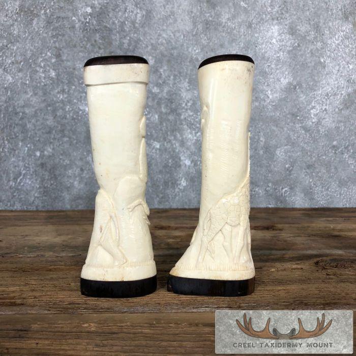 Giraffe Bone Salt Shakers For Sale