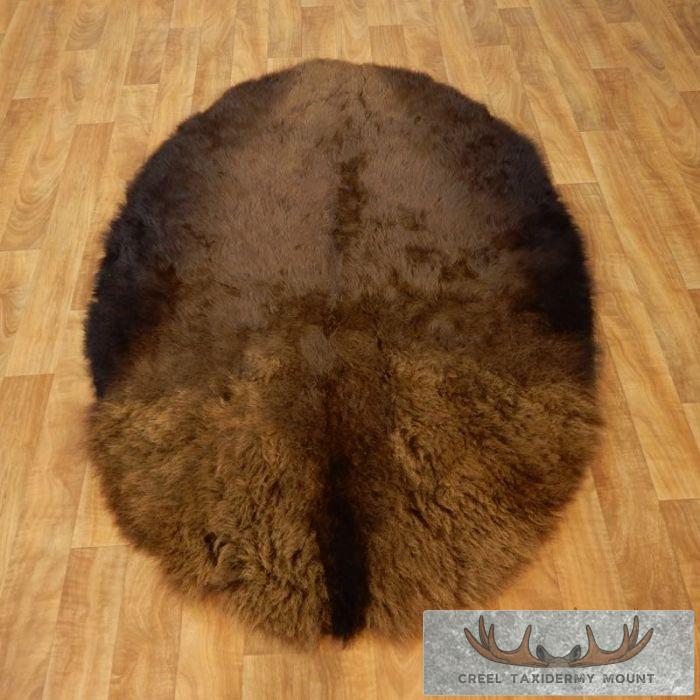 Bison Hide Buffalo Taxidermy Circle Rug For Sale