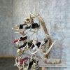 Elk and Whitetail Deer Antler Wine Rack For Sale - Image 6