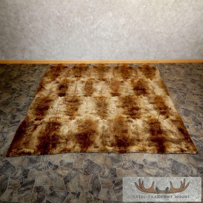 Giant Beaver Hide Fur Blanket Taxidermy Rug For Sale