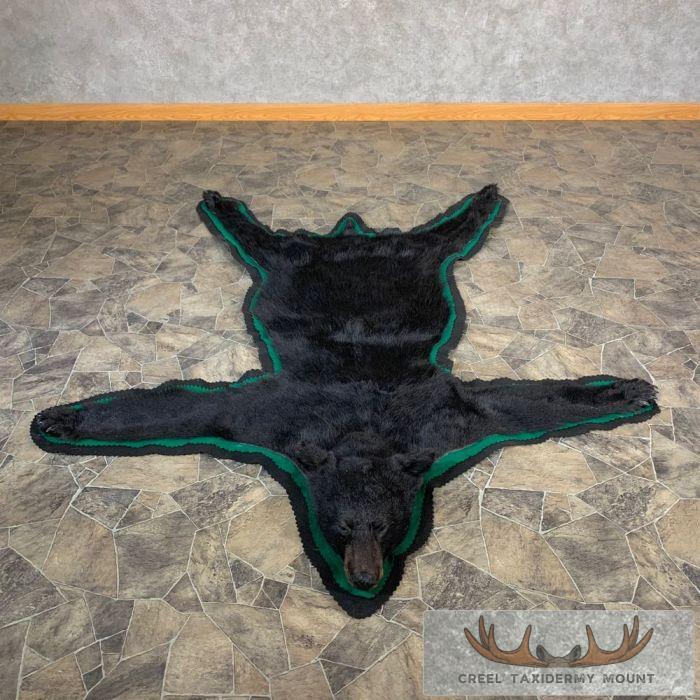 Black Bear Full-Size Taxidermy Rug For Sale