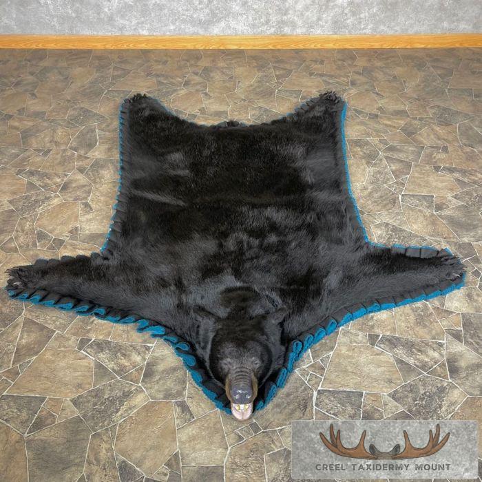 Black Bear Full-Size Taxidermy Rug For Sale