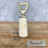 Carved Bone Handled Bottle Opener For Sale