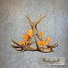 Nine Light Elk Antler Chandelier For Sale