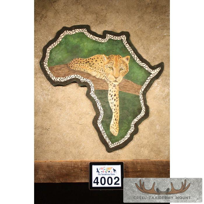 Original African Leopard Painting - Creel Taxidermy