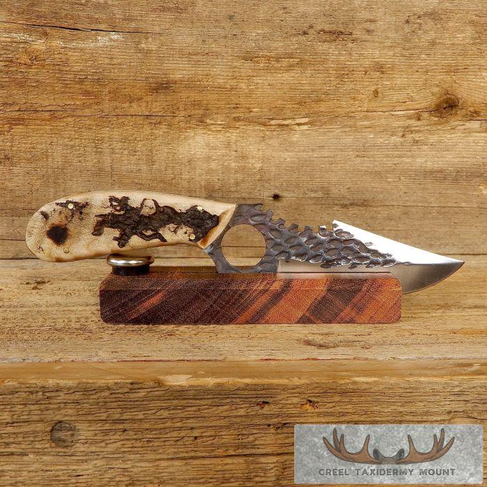 Kodiak XL Hammer-forged Knife with Thunderstruck Maple Handle for Sale