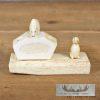 Carved Ivory Pen Holder For Sale