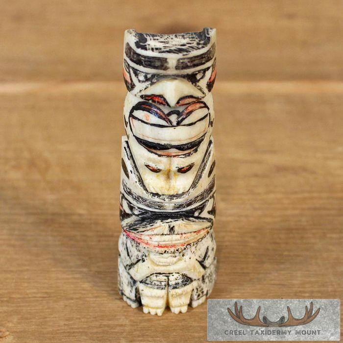 Ivory Inuit Totem Pole For Sale