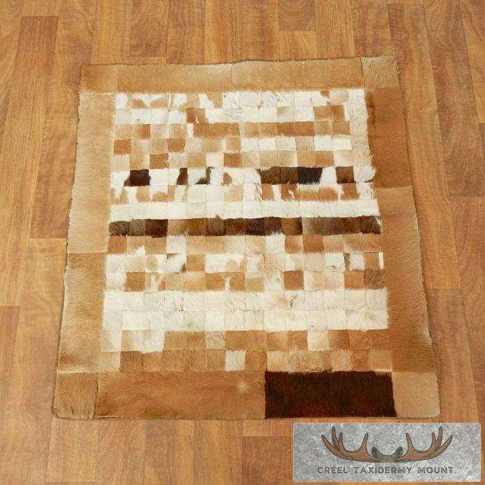 African Springbok Patchwork Hide Taxidermy Rug For Sale - Creel Taxidermy