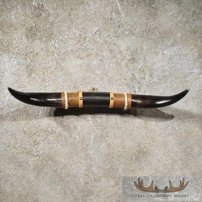 Leather Wrapped Steer Horns
