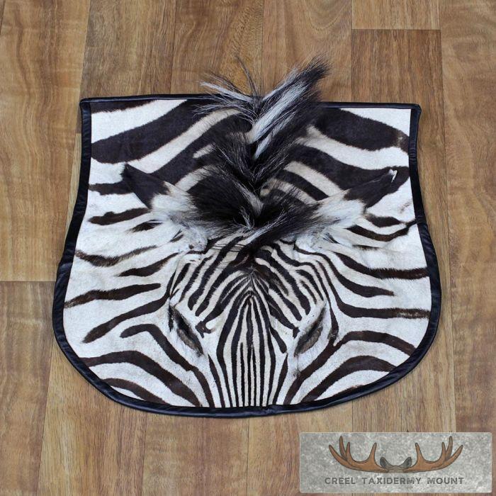 Burchell's Zebra Head Taxidermy Rug For Sale