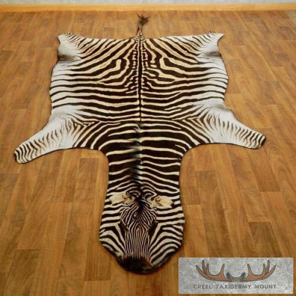 African Zebra Full-Size Rug For Sale